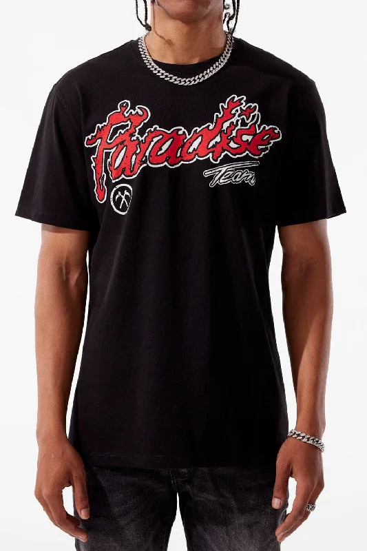 Paradise Tour T-Shirt (Black) Artistic Men's Avant