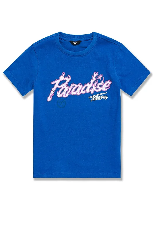 Kids Paradise Tour T-Shirt (Royal) Sharp Men's Italian