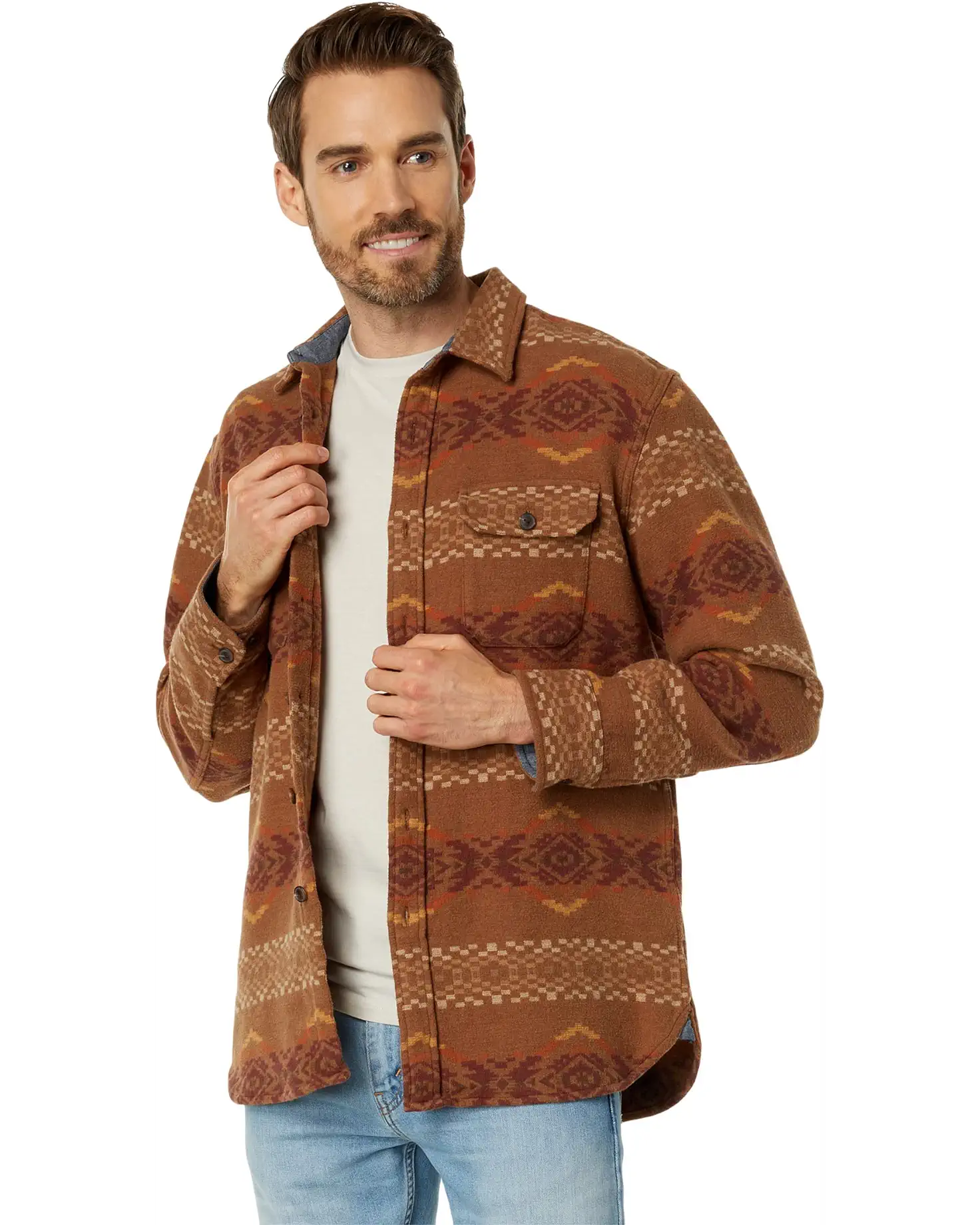 PENDELTON BEACH SHIRT IN CARRICO LAKE Earthy Men's Sustainable 