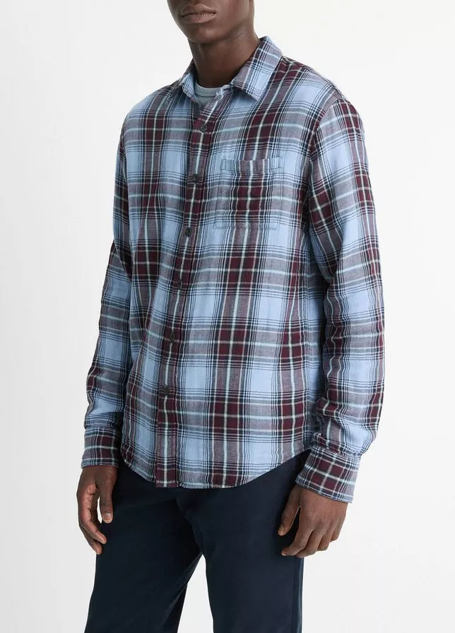 Napa Plaid Long Sleeve Youthful Men's Pop