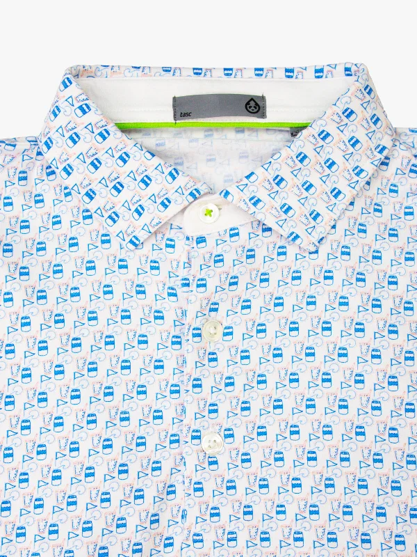 Cloud Polo - Happy Hour Unique Men's Upcycled