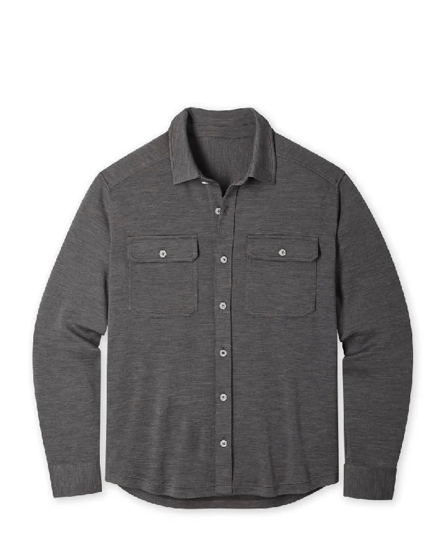 Men's Alpin Midweight Merino Shirt Long Sleeve Casual Men's Loose