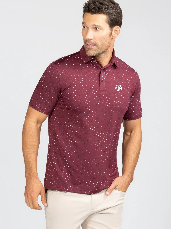 Cloud Polo - Ace Dot - Texas A&M Hip Men's Retro