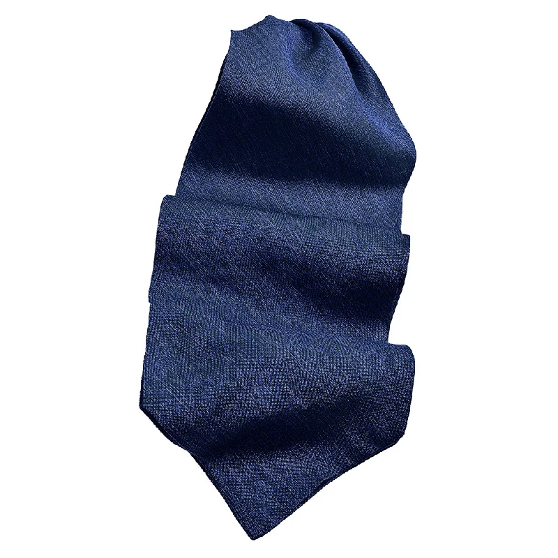 Mélange Solid Silk Woven Jacquard Ascot in Choice of 12 Colors by Dion Traditional Men's Country