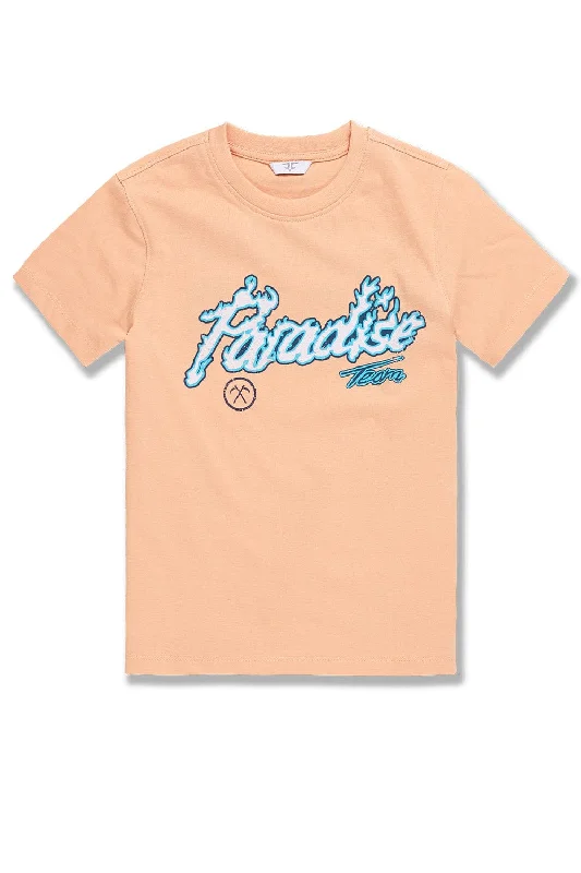 Kids Paradise Tour T-Shirt (Peach) Dynamic Men's Glow