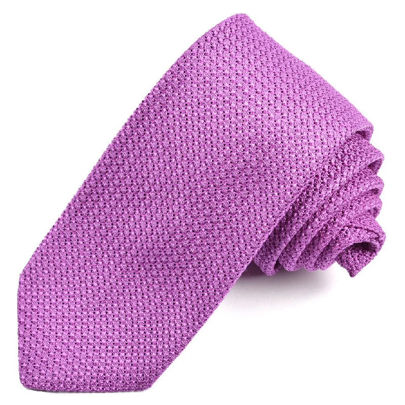 Solid Garza Grossa Grenadine Italian Silk Tie in Lavender by Dion Neckwear Practical Men's Multi