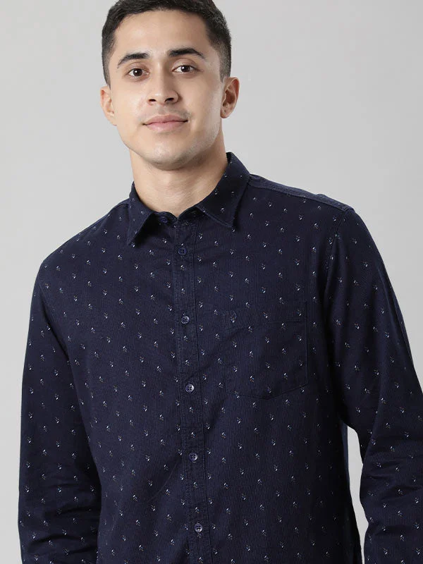 Men Printed Full Sleeve Cotton Shirt Street