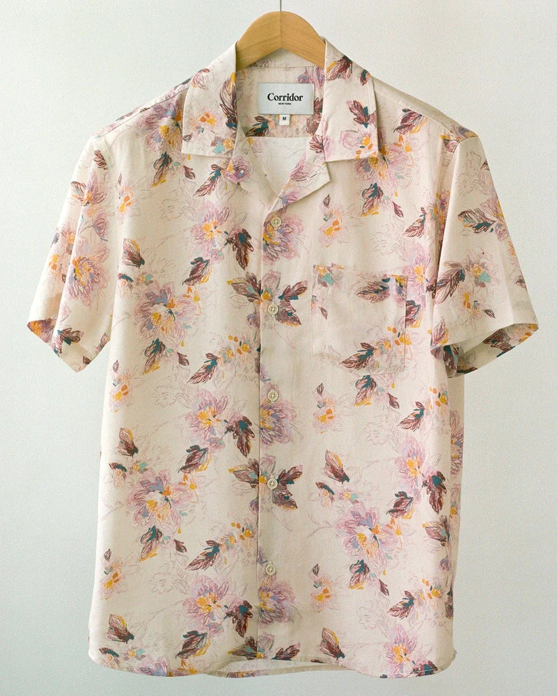 CORRIDOR NOVELLA SHORT-SLEEVE IN FLORAL Confident Men's High