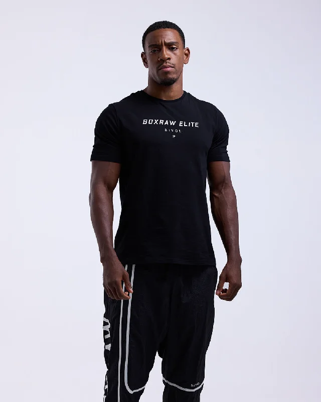 Bivol x BOXRAW T-Shirt - Black Refined Men's Classic 