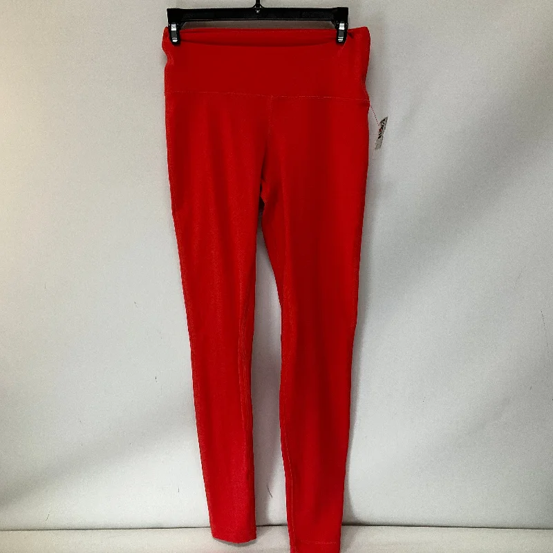 Athletic Leggings By Lululemon In Red, Size: 6 Luxurious Men's High