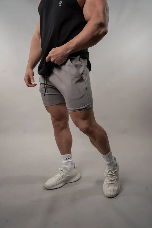 Vigor Shorts - Platinum Grey Earthy Men's Sustainable 