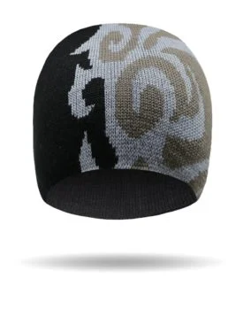 Two-Tone Tribal Beanie Youthful Men's Anime