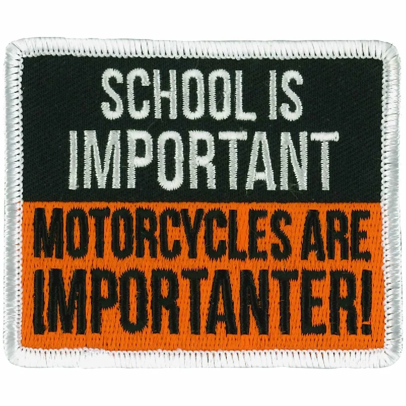 School Is Important Patch Modern Men's Tech