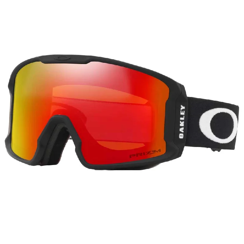 Oakley Line Miner™ M Snow Goggles - 2025 Matte Black with Prizm Snow Torch Iridium Lenses Hip Men's Urban