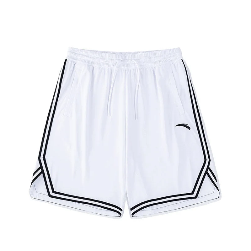 ANTA Men's Klay Thompson Basketball Knit Game Shorts Polished Men's Silk