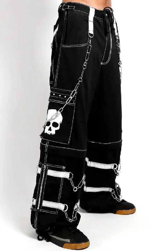 Tripp NYC Skull Bondage Pants [Black/White] Vacation