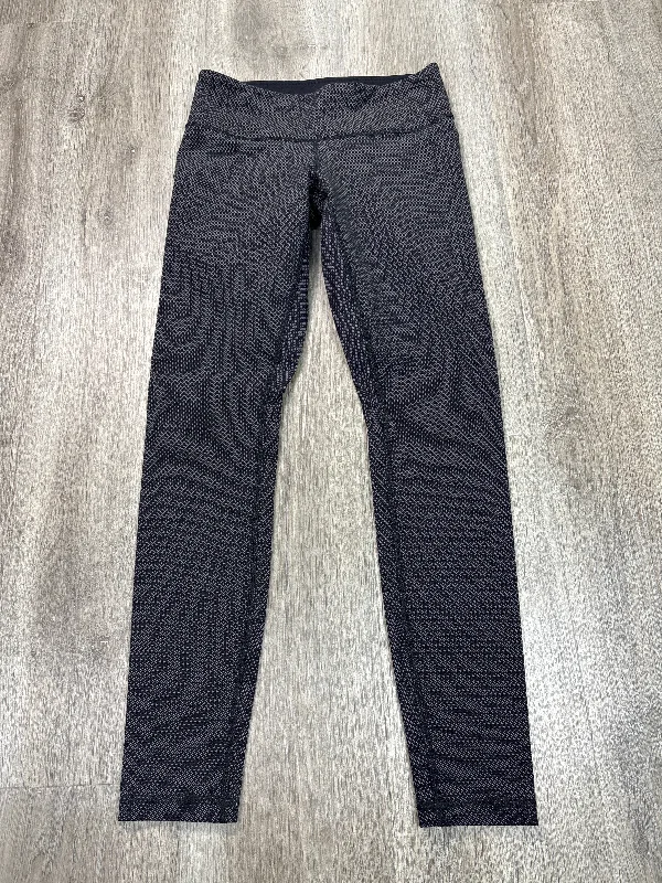 Athletic Leggings By Lululemon In Black & White, Size: S Practical Men's Quick