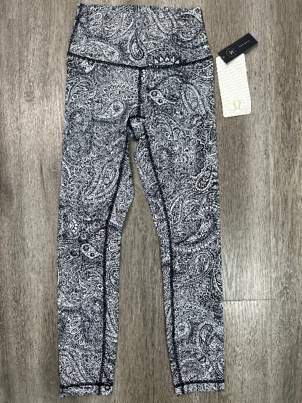 Athletic Leggings By Lululemon In Paisley Print, Size: S Unique Men's Upcycled