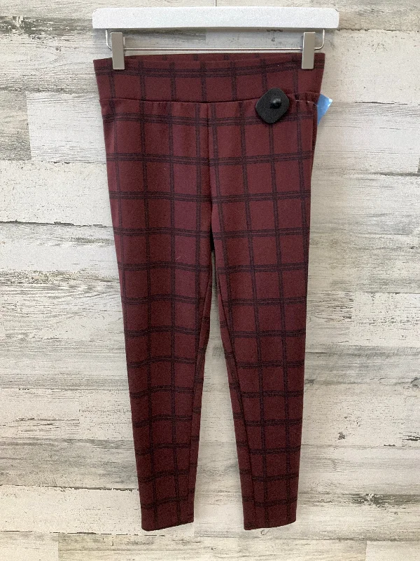 Pants Leggings By Loft In Plaid Pattern, Size: Xsp Sporty Men's Tennis