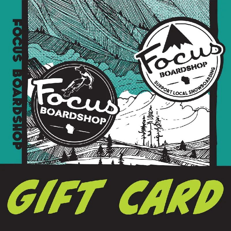 Focus Boardshop Gift Card Classic Men's Pin