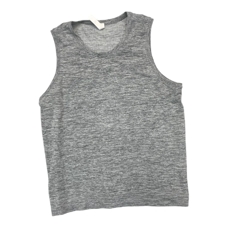 Athletic Tank Top By Athleta In Grey, Size: Xl Sharp Men's Italian