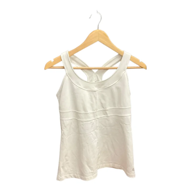 Athletic Tank Top By Athleta In White, Size: L Business