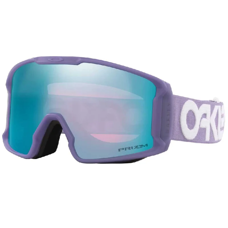 Oakley Line Miner™ M Snow Goggles - 2025 Matte Lilac with Prizm Snow Sapphire Iridium Lenses Preppy Men's College