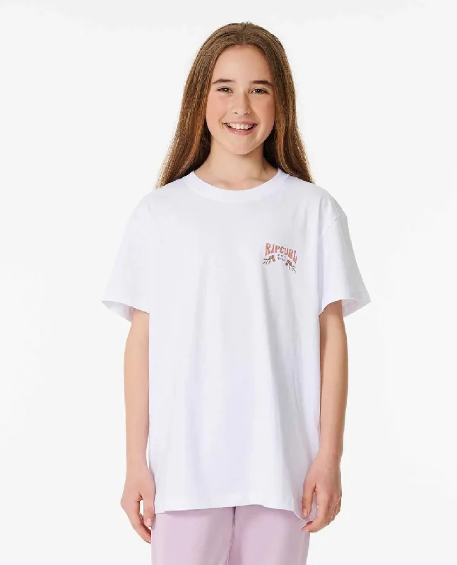 (8-14) Girl's Rip Tide Relaxed Tee Traditional Men's Country