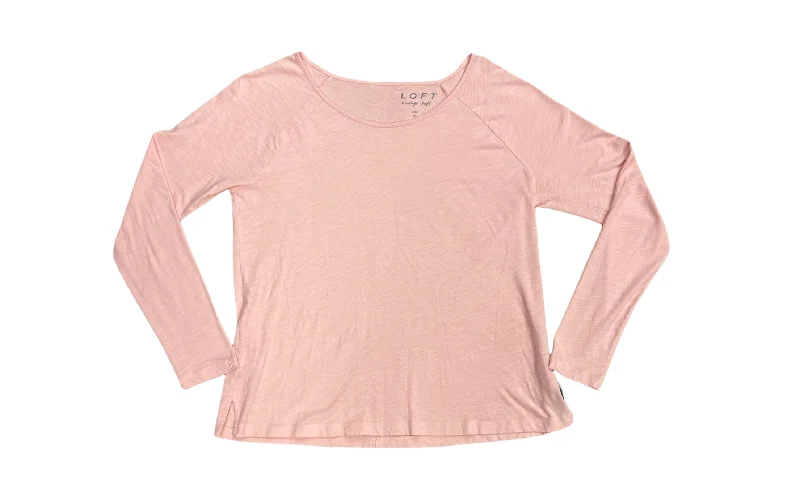 Top Long Sleeve Basic By Loft  Size: S Monochromatic Office Style