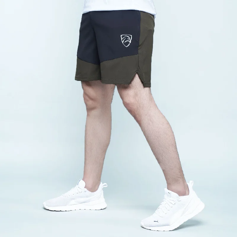 Tf-Olive/Black Contrast Running Shorts Lumberjack