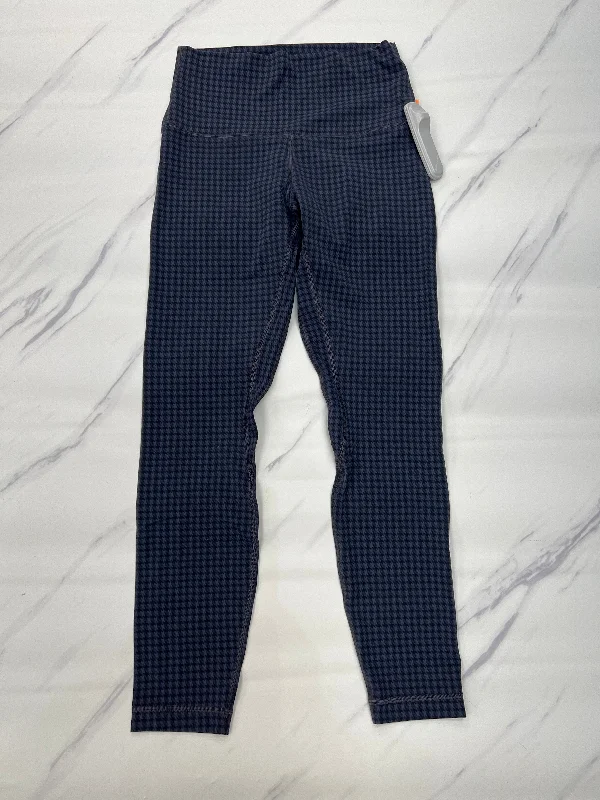 Athletic Leggings By Lululemon In Checkered Pattern, Size: 6 Stylish Men's Tropical 