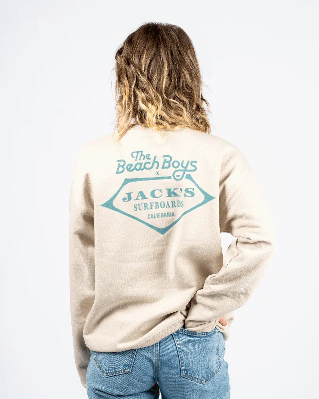 The Beach Boys x Jack's " Retro Beach Boys " Crewneck Sweatshirt Refined Men's Velvet