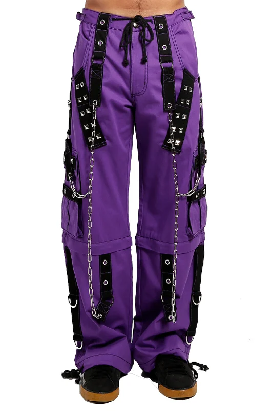 Tripp Dark Cuff Pants [Purple] Preppy Men's College