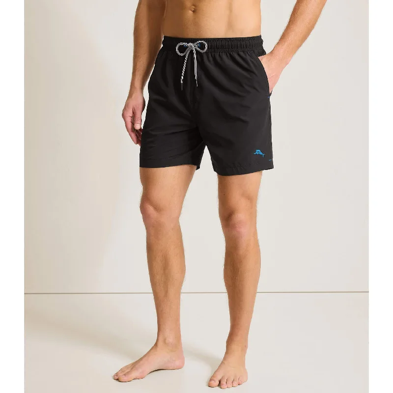 Tommy Bahama Men's 6-Inch Naples Valley Swim Trunks - Black Bold Men's Animal