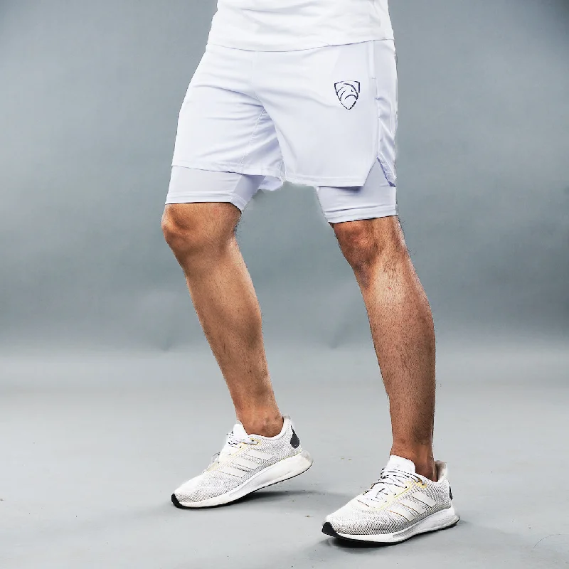 Tf-All White Micro Premium Compression Shorts Refined Men's Velvet