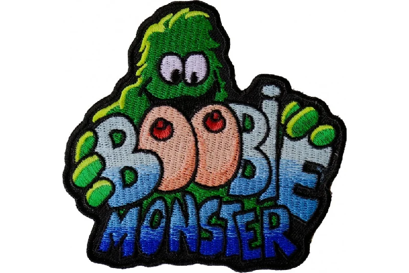 Boobie Monster Patch Edgy Men's Punk