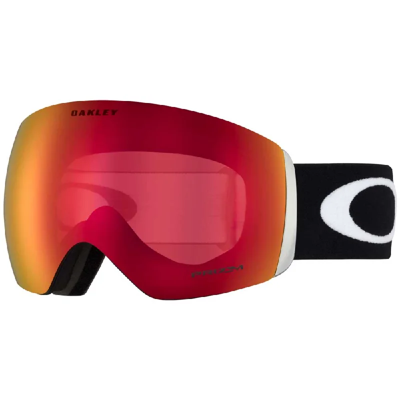 Oakley Flight Deck™ L Snow Goggles - 2025 Matte Black with Prizm Snow Torch Iridium Lenses Masculine Men's 