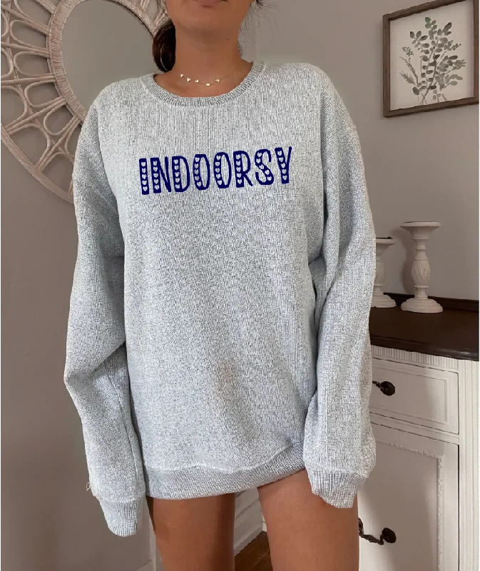 Thick Oversized Sweatshirt - Indoorsy Sleek Men's Contemporary 