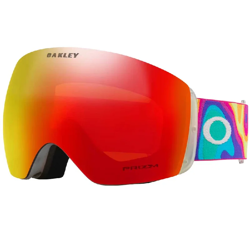 Oakley Flight Deck™ L Snow Goggles - 2025 Heat Map with Prizm Snow Torch Iridium Lenses Artistic Men's Hand