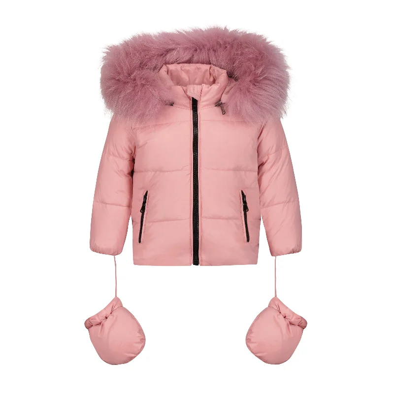 SCOTCH BONNET Baby Classic Puffer Pink, pink fur 4 Casual Men's Japanese 