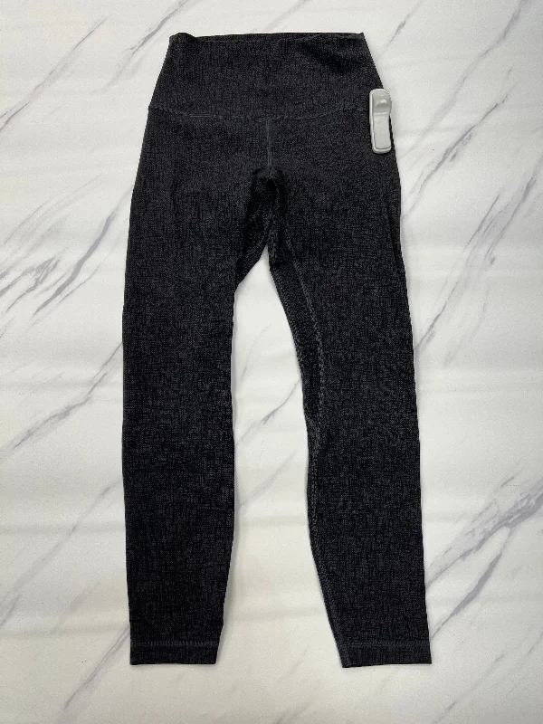 Athletic Leggings By Lululemon In Grey, Size: 6 Masculine Men's 