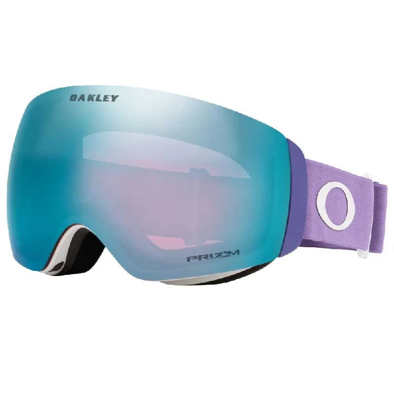 Oakley Flight Deck™ M Snow Goggles - 2025 Matte Lilac with Prizm Snow Sapphire Iridium Lenses Traditional Men's Country