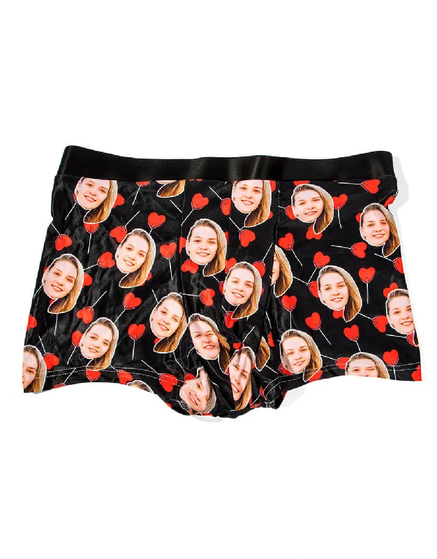 Heart Lollipops Boxers Casual Men's Loose