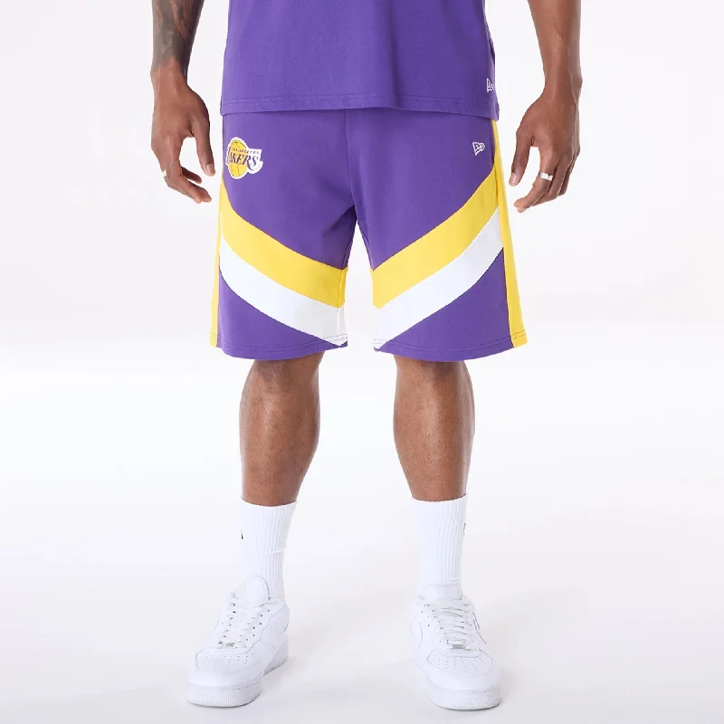 LA Lakers NBA Panel Purple Shorts Tough Men's Tactical