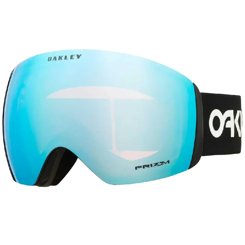 Oakley Flight Deck™ L Factory Pilot Snow Goggles - 2025 Black with Prizm Snow Sapphire Iridium Lenses British Gentleman Style