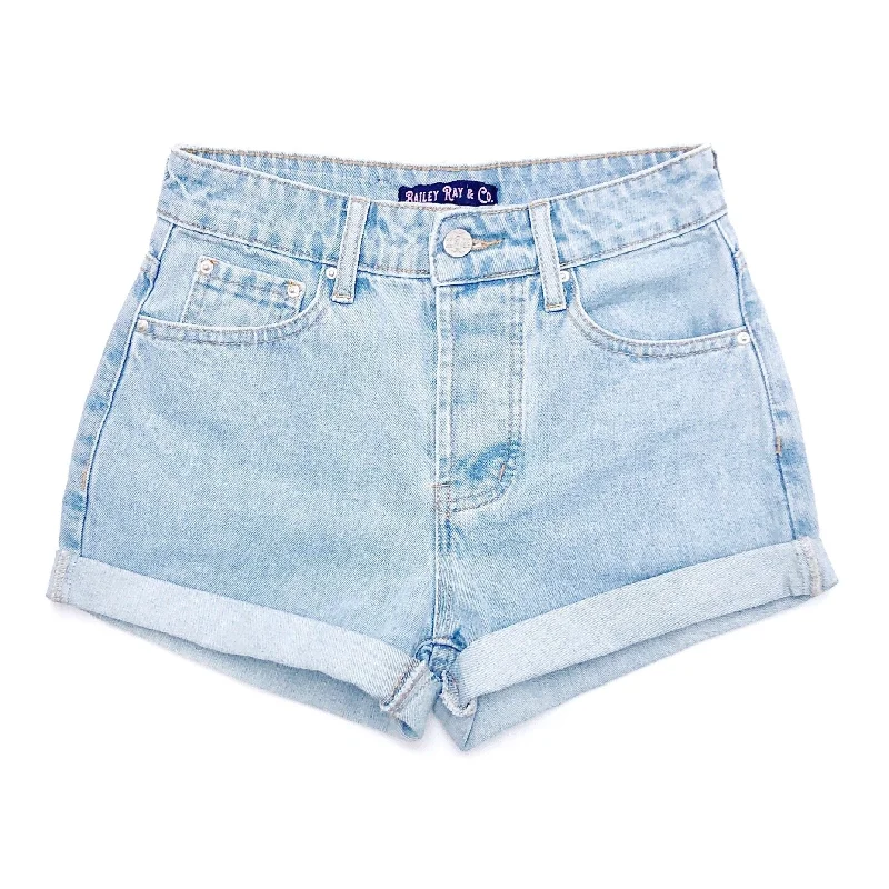 High Waisted Denim Shorts  - The Becca Modern Men's 