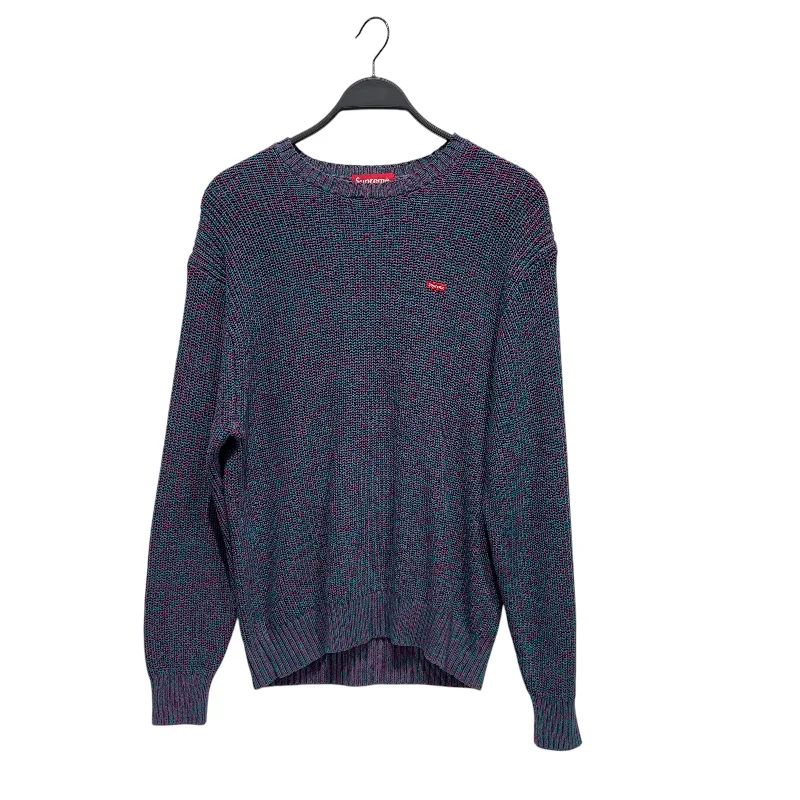 Supreme/Sweater/M/Cotton/BLU/MELANGE Cool Men's Distressed