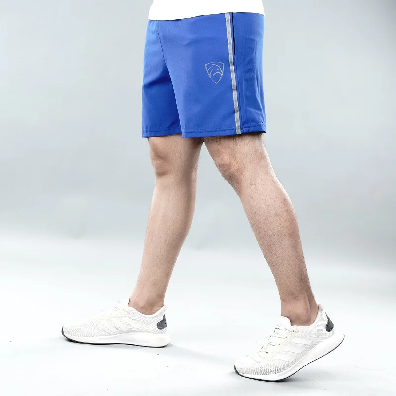 Tf-Royal Blue Training Shorts With Reflectors Cozy Men's Sherpa