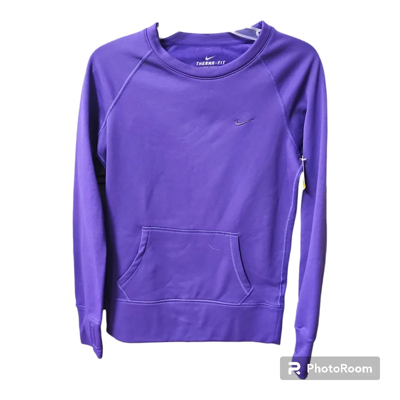 Athletic Sweatshirt Crewneck By Nike Apparel  Size: S Masculine Men's Thick