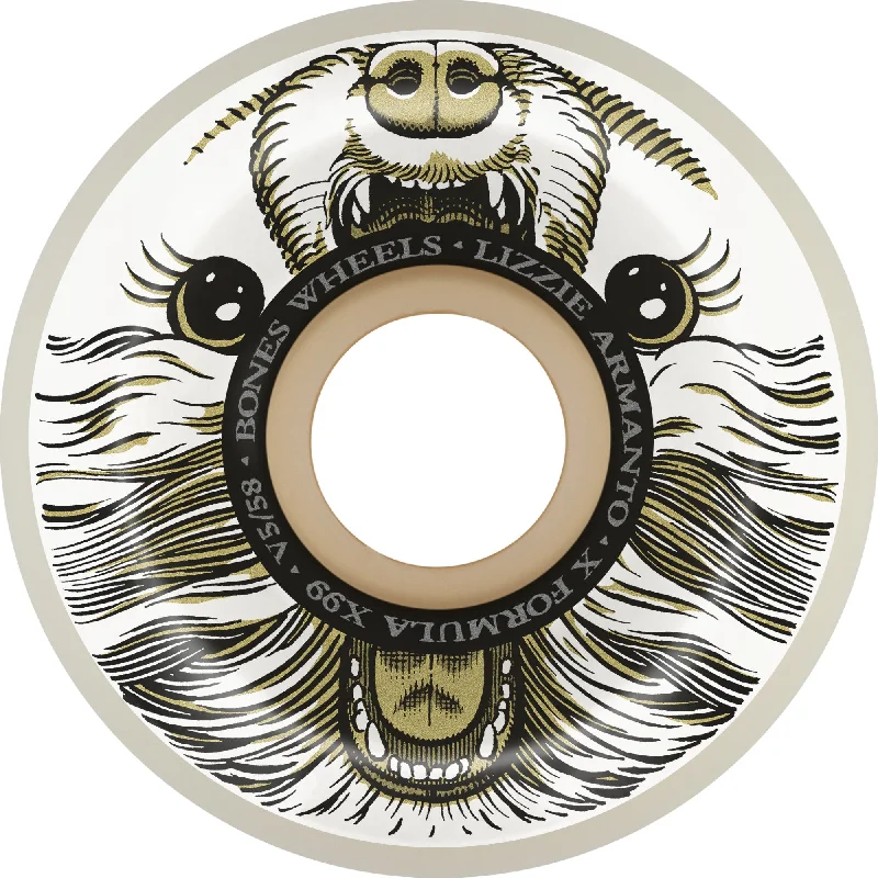 Bones X Formula Armanto Alma Mutter V5 Widecut Skateboard Wheels 99a 58mm Casual Men's Loose